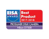Nikon D7500 печели наградата Best Prosumer DSLR Camera 2017 – 2018 на EISA