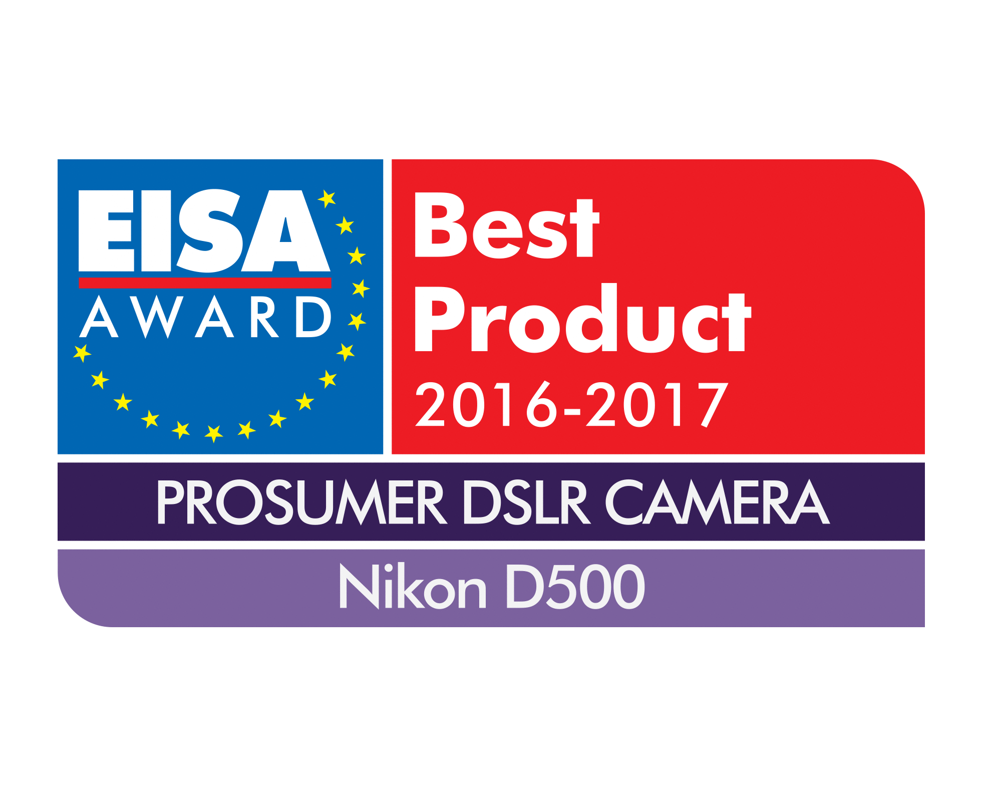 La emblem&aacute;tica c&aacute;mara SLR digital de formato DX D500 de Nikon gana el premio de la EISA