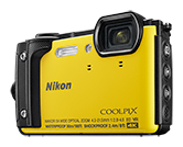Изживейте приключението със съвсем новия COOLPIX W300, който е пригоден за всякакви атмосферни условия