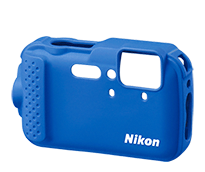 Capa em silicone azul