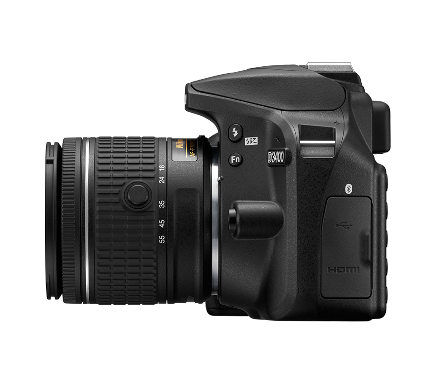 Nikon D3400 DSLR Camera, Kits & Accessories DX with Snapbridge