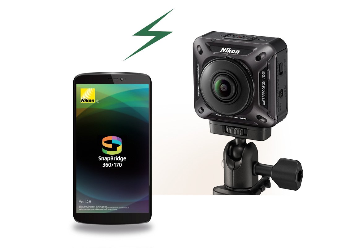 Nikon SnapBridge 360/170 | iOS & Android App for Action Camera