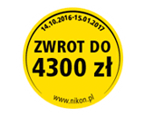 Trwa nowa promocja Nikona cashback!