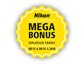 Nikon Mega Bonus prodajna akcija