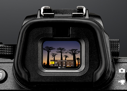 Grand visor electrónico OLED