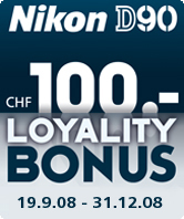 Jetzt günstiger aufsteigen zur Nikon D90!