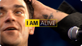 Robbie Williams Teil der aktuellen Werbekampagne