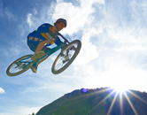 Nikon «Test & Try»-Event auf dem Pumptrack in Pontresina