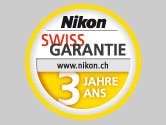 Freuen Sie sich über 3 Jahre Nikon Swiss Garantie