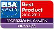 Nikon D3S gewinnt EISA AWARD