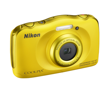 Nikon COOLPIX S33 Outdoor-Digitalkamera | Stoßfest &amp; wasserdicht