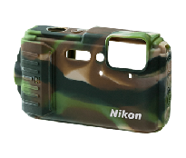 Capa em silicone camuflada para AW130