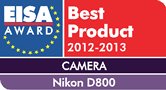 European Camera of the Year 2012-2013: Nikon D800
