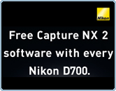 Free Capture NX2 with every Nikon D700