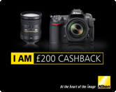 Get closer with £200 cashback from Nikon